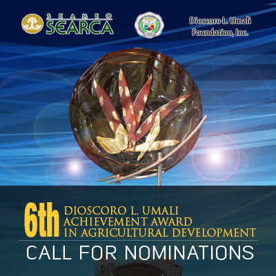 Search for the 2017 Dioscoro L. Umali Achievement Awardee in Agricultural Development 