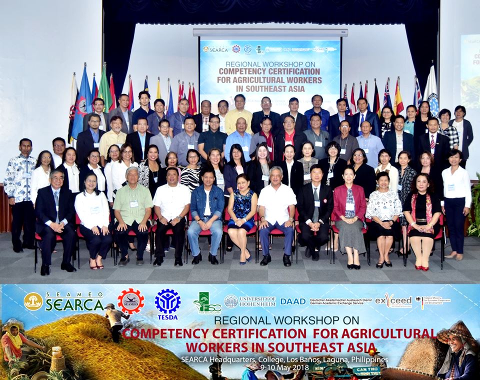 SEARCA-TESDA workshop champions skills recognition and competency certification of agricultural workers 