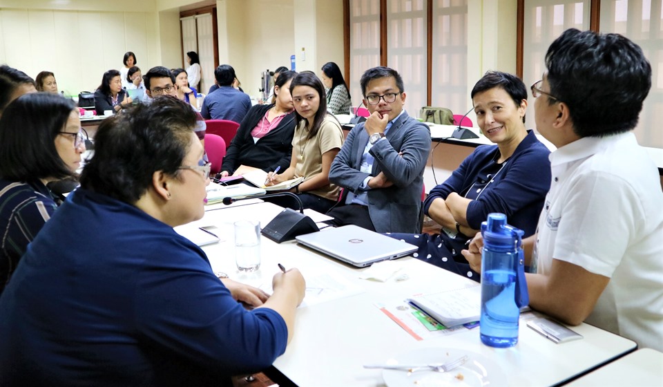 Workshop participants discuss the research and development components of the OneHealth/EcoHealth program they plan to collaborate on