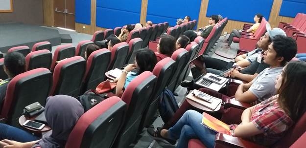 Attendees during the marketing of SEARCA and UC grants at UPM-Bintulu campus on 8 November 2018.