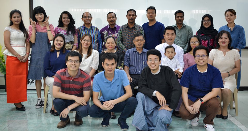 Key officials from UPLB and invited guests present during the program were Dr. Felino Lansigan (seated second row, fourth), CAS Dean and Manager of LITE Program; Dr. Mabini Dizon (seated right most), Coordinator of the LITE Program;  Prof. Kristine Adalla (seated, second) and Dr. Shiela Simat (seated, third), Academic Tutors; and Ms. Mary Grace A. Aquino, SEARCA Programme Specialist (seated, first).