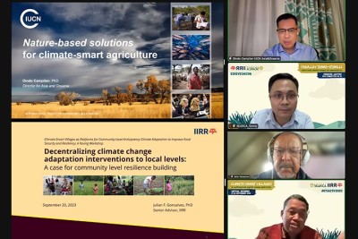 SEARCA, IIRR offer virtual learning sessions on climate-smart villages