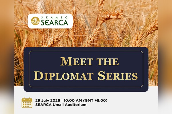 Ukraine to explore agricultural trade opportunities in Southeast Asia at 5th SEARCA Meet the Diplomat Series
