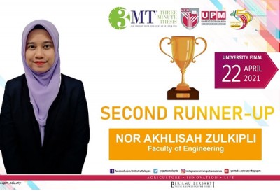 DAAD-SEARCA scholar wins big at the 3MT Competition in Universiti Putra Malaysia