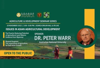 SEARCA and UPLB-CEM organize the first face-to-face agri and dev’t seminar series in the new normal