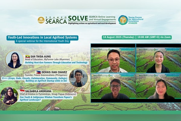 SEARCA spotlights youth-led innovations in agrifood systems