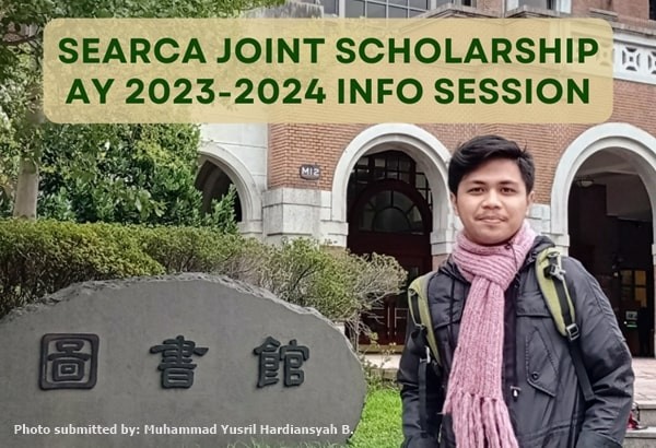 Scholarship aspirants attend SEARCA’s Info-session on Joint Scholarship Programs for AY 2023-2024