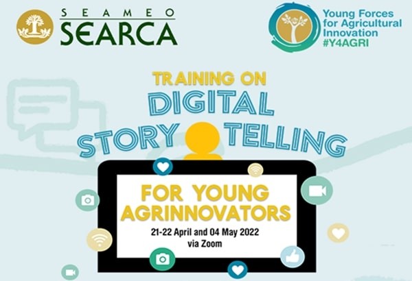 Young agrinnovators join SEARCA’s Training on Digital Storytelling