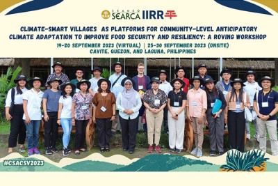 CSA advocates complete SEARCA-IIRR course on climate-smart villages