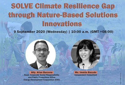 16th SEARCA SOLVE webinar features nature-based solutions innovations for climate resilience