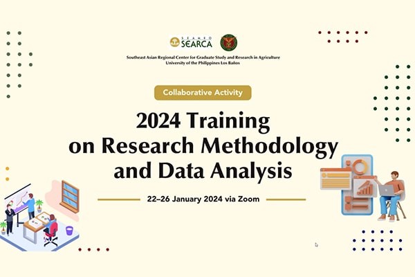 SEARCA empowers its scholars with training in research methodology and data analysis