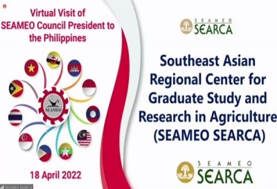 SEARCA presents programs to SEAMEC president in a virtual visit to the Philippines