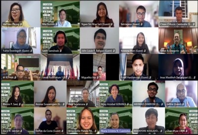 32 new SEARCA scholars attend the virtual orientation for AY 2021-2022