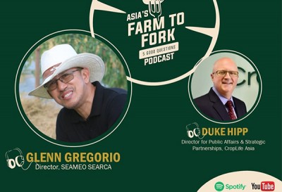 SEARCA Director spoons a mouthful of agri-food perspectives in Asia&#039;s Farm to Fork podcast