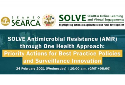 SEARCA webinar discusses reducing effects of antimicrobial resistance (AMR) through One Health Approach
