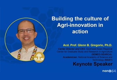 Agri-innovator to young Filipino researchers: “Laymanize innovations and technologies to the general public!”