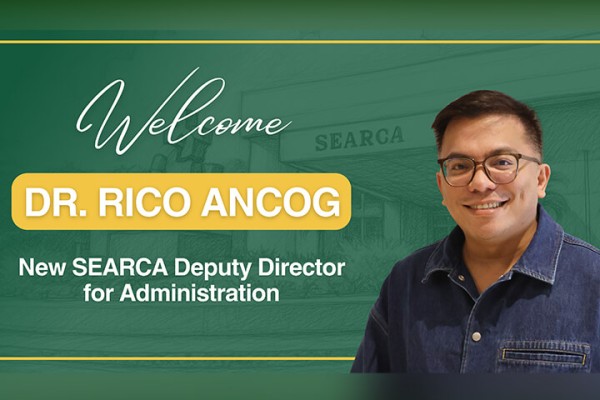 SEARCA welcomes Dr. Rico Ancog as new Deputy Director for Administration
