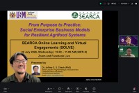Social enterprises drive resilient and inclusive agrifood systems, expert says at SEARCA SOLVE webinar