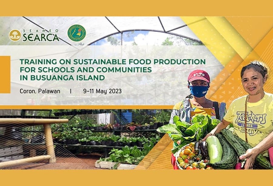 SEARCA, DepEd Palawan to hold training on sustainable food production