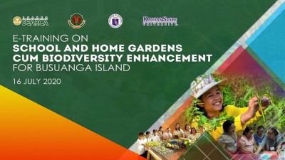 SEARCA leads e-training on school and home gardens in Busuanga Island, Palawan