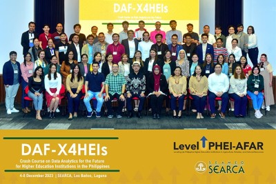 SEARCA holds data analytics training-workshop for 17 PH HEIs
