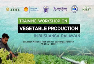 SEARCA and partners to conduct training-workshop on vegetable production for teachers and LGU staff in Busuanga, Palawan
