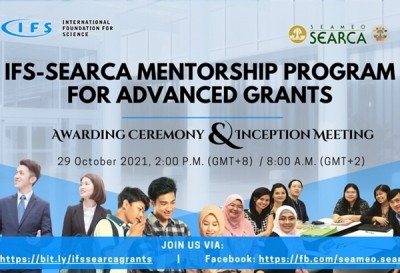 SEARCA and IFS to award successful grantees of the Mentorship Program for Advanced Grants