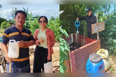 Farm waste to worth: Lao PDR farmers make affordable alternatives to nourish hydroponic crops