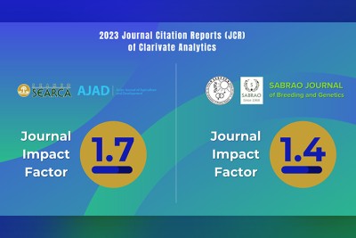 SEARCA scientific journals earn first impact factors in prestigious int&#039;l listing