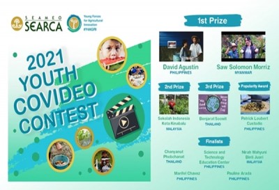 Young Southeast Asians tackle food sustainability issues and solutions on SEARCA’s youth video contest