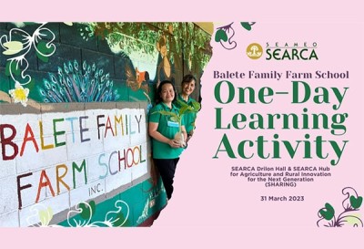SEARCA to hold one-day learning activity for Balete Family Farm School in celebration of International Women’s Month