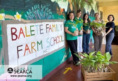 SEARCA approaches Balete Family Farm School for collaborative undertakings