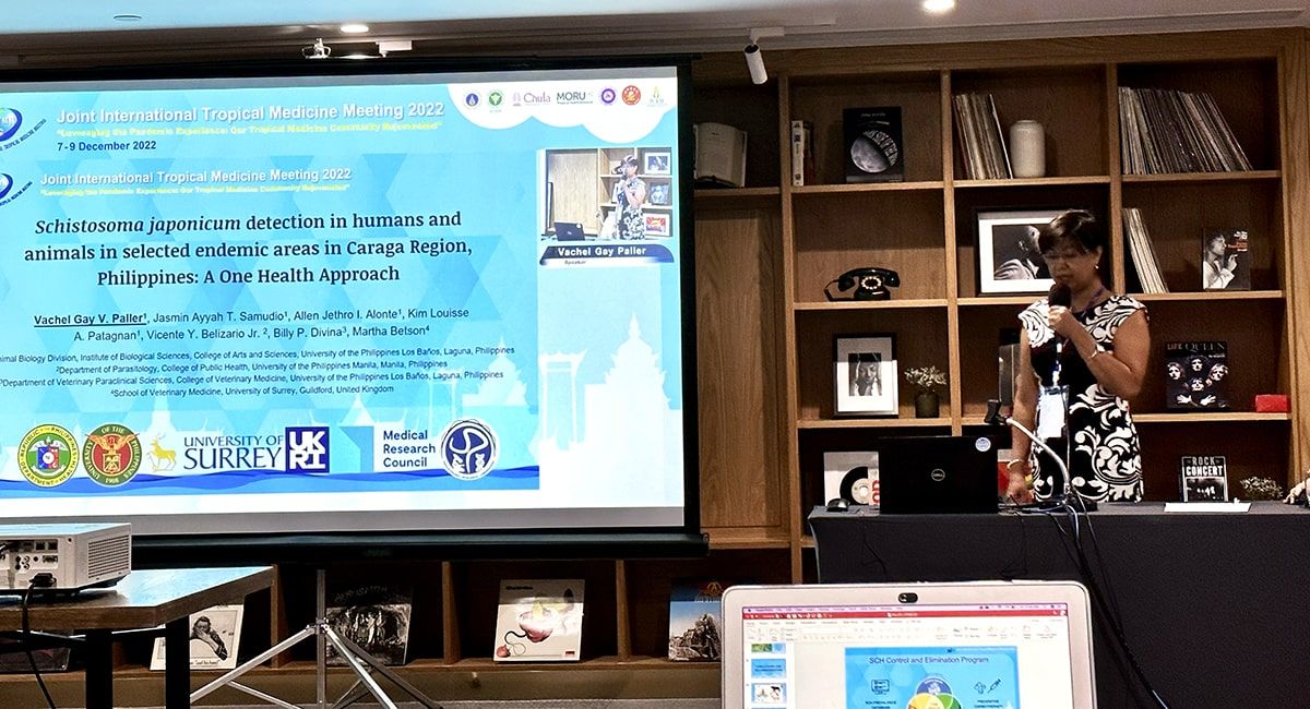 Prof. Dr. Paller's presentation during the Joint International Tropical Medicine Meeting 2022 at Bangkok, Thailand